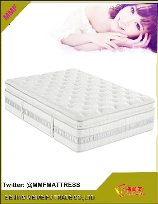 pillow top compress spring mattress